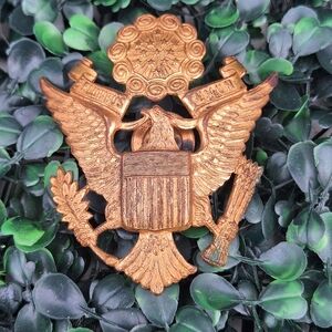 WW2 Gemsco US Army Officer's Hat Badge